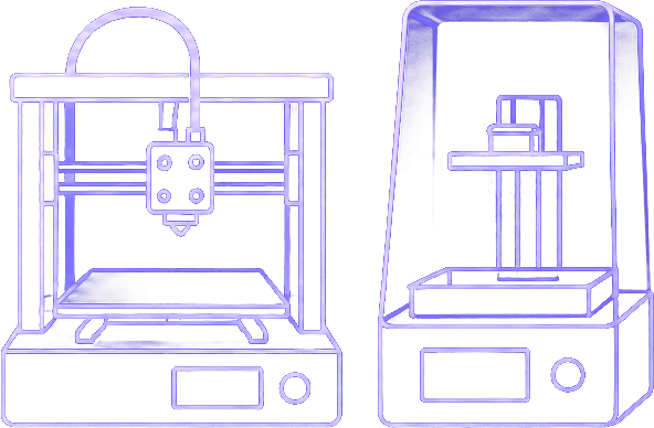 FDM és SLA 3D nyomtató